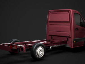 ram sprinter chassis single cab l2 rwd 2019 3D Model