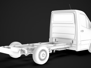 ram sprinter chassis single cab l2 rwd 2019 3D Model