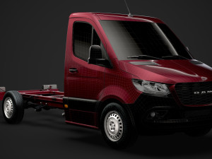 ram sprinter chassis single cab l2 rwd 2019 3D Model