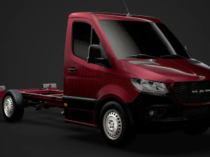 ram sprinter chassis single cab l2 rwd 2019 3D Model