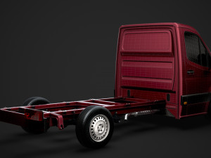 ram sprinter chassis single cab l2 rwd 2019 3D Model