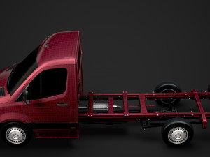 ram sprinter chassis single cab l2 rwd 2019 3D Model