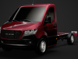 ram sprinter chassis single cab l2 rwd 2019 3D Model