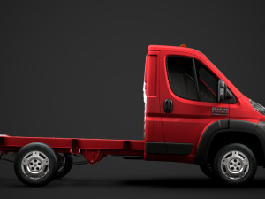 ram promaster cargo chassis truck single cab 3000 wb 2019 3D Модель