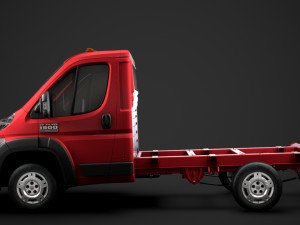 ram promaster cargo chassis truck single cab 3000 wb 2019 3D Модель