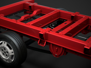 ram promaster cargo chassis truck single cab 3000 wb 2019 3D Модель