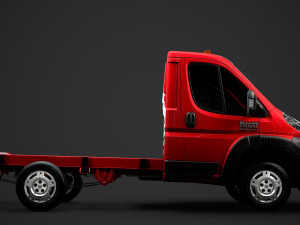 ram promaster cargo chassis truck single cab 3000 wb 2019 3D Модель