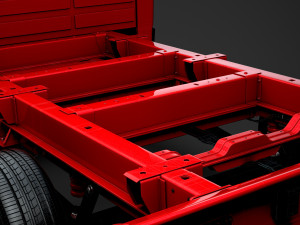 ram promaster cargo chassis truck single cab 3000 wb 2019 3D Модель