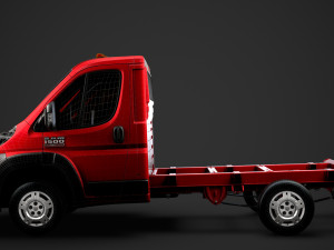 ram promaster cargo chassis truck single cab 3000 wb 2019 3D Модель