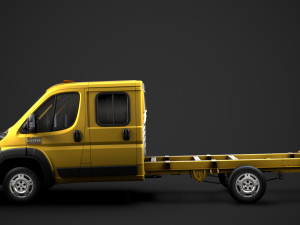 ram promaster cargo chassis truck crew cab 4035xl wb 2019 Model 3D