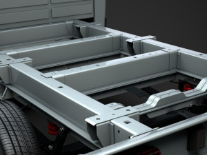 peugeot boxer manager chassis truck single cab 3000wb 2019 3D Model