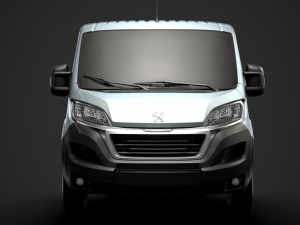 peugeot boxer manager chassis truck single cab 3000wb 2019 3D Model