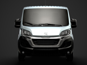 peugeot boxer manager chassis truck single cab 3000wb 2019 3D Model