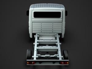 peugeot boxer manager chassis truck single cab 3000wb 2019 3D Model