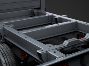 peugeot boxer manager chassis truck single cab 3000wb 2014 Model 3D
