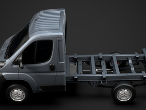 peugeot boxer manager chassis truck single cab 3000wb 2014 Model 3D