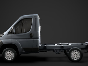 peugeot boxer manager chassis truck single cab 3000wb 2014 Model 3D