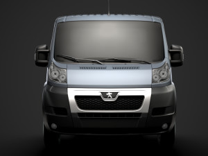 peugeot boxer manager chassis truck single cab 3000wb 2014 Model 3D