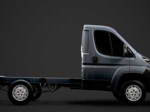 peugeot boxer manager chassis truck single cab 3000wb 2014 Model 3D