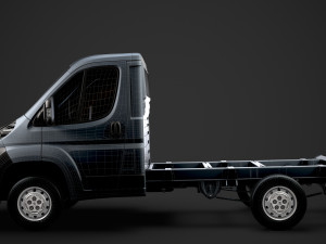 peugeot boxer manager chassis truck single cab 3000wb 2014 Model 3D