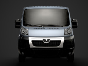 peugeot boxer manager chassis truck single cab 3000wb 2014 Model 3D