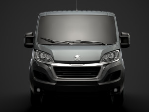 peugeot boxer manager chassis truck crew cab 4035xl wb 2019 3D Model