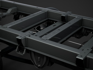 peugeot boxer manager chassis truck crew cab 4035xl wb 2019 3D Model