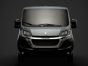 peugeot boxer manager chassis truck crew cab 4035xl wb 2019 3D Model