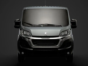 peugeot boxer manager chassis truck crew cab 4035xl wb 2019 3D Model