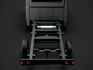 peugeot boxer manager chassis truck crew cab 4035xl wb 2019 3D Model