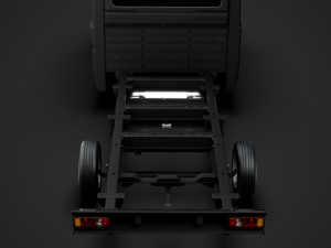 peugeot boxer manager chassis truck crew cab 4035xl wb 2014 3D Model
