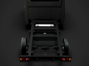 peugeot boxer manager telaio camion doppia cabina 4035xl wb 2014 Modello 3D
