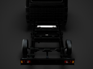 peugeot boxer manager chassis truck crew cab 4035xl wb 2014 3D Model
