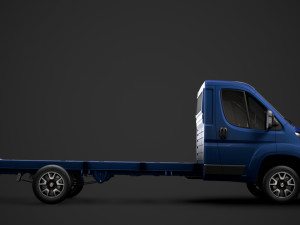 fiat ducato chassis truck single cab 4035xl wb 2019 Model 3D