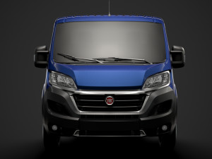 fiat ducato chassis truck single cab 4035xl wb 2019 Model 3D