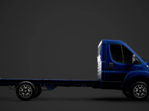 fiat ducato chassis truck single cab 4035xl wb 2019 3D Model
