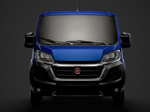 fiat ducato chassis truck single cab 4035xl wb 2019 Model 3D