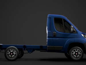 fiat ducato chassis truck single cab 3000wb 2019 Model 3D