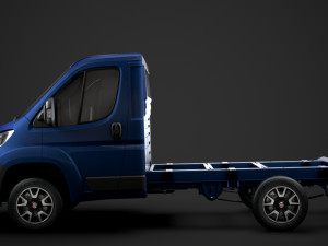 fiat ducato chassis truck single cab 3000wb 2019 Model 3D