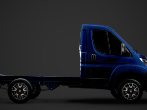 fiat ducato chassis truck single cab 3000wb 2019 Model 3D