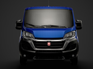 fiat ducato chassis truck single cab 3000wb 2019 Model 3D