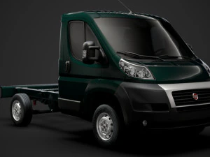 菲亚特 ducato 底盘卡车 单驾驶室 3000wb 2014 3D 模型