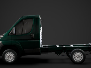 fiat ducato chassis truck single cab 3000wb 2014 Model 3D