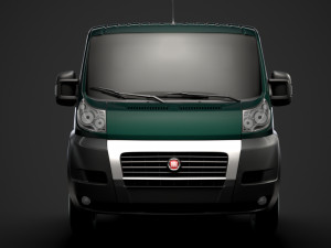 fiat ducato chassis truck single cab 3000wb 2014 Model 3D