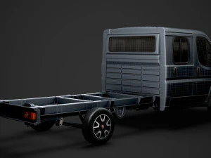 Fiat Ducato Fahrgestell LKW Mannschaftskabine 4035xl wb 2019 3D Modell