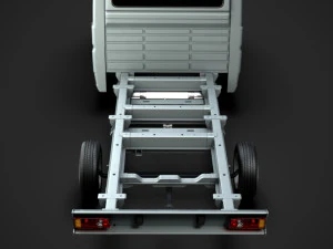 fiat ducato chassis truck crew cab 4035xl wb 2014 3D Model