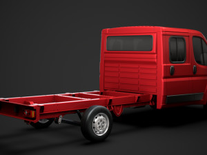 citroen jumper relay chassis truck crew cab 4035xl wb 2014 Modèle 3D