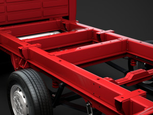 citroen jumper relay chassis truck crew cab 4035xl wb 2014 Modèle 3D
