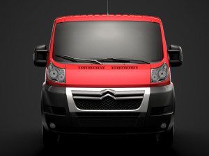citroen jumper relay chassis truck crew cab 4035xl wb 2014 Modèle 3D