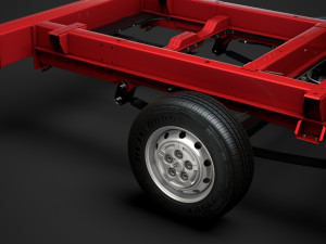 citroen jumper relay chassis truck crew cab 4035xl wb 2014 Modèle 3D